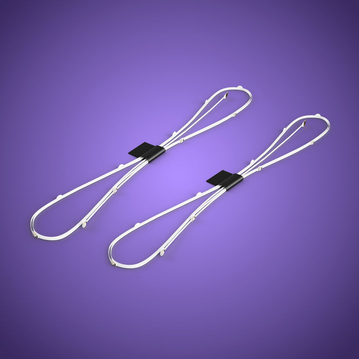 Astro Light String 10 LEDs (White) - Multi Colour 30cm (2 Pack)