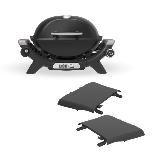 Baby Q Premium Bundle (Q1200N) LPG with Side Tables - Midnight Black