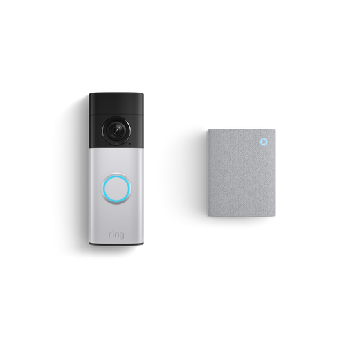 Nickel Silver:Battery Video Doorbell Plus (2nd generation) + Chime (3rd generation)
