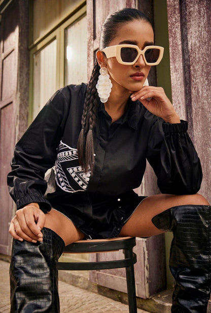 Black co ord set online shopping