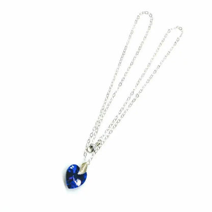 AMD1009Blue Azure Crystal Heart Silver Leaf NecklaceJewelryNecklace$ 66.00Alexa Martha Designs