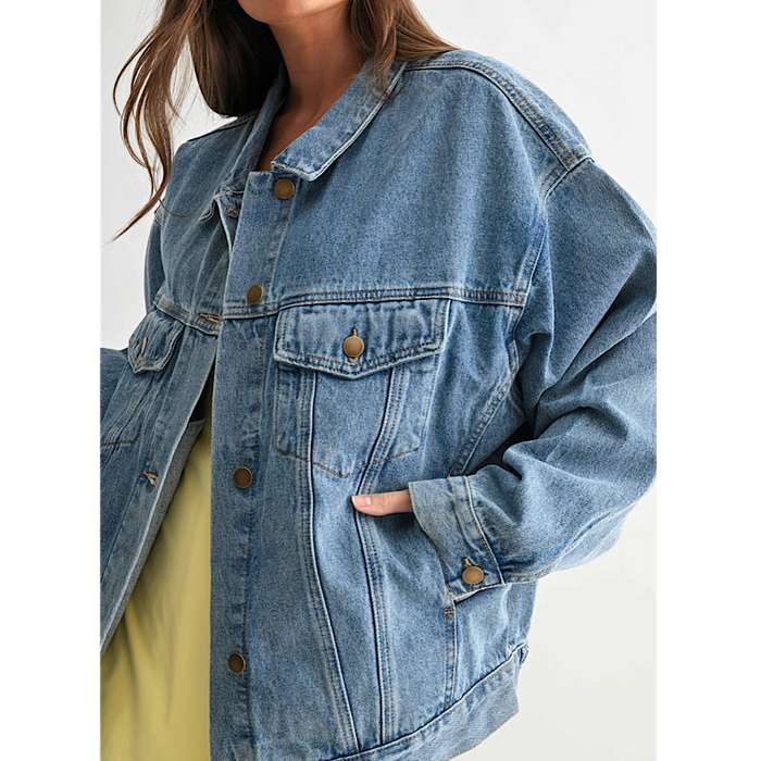 Boxy Cut Denim Jacket