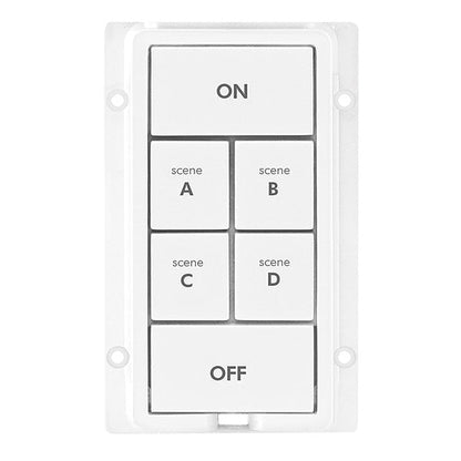 White 6 Button Change Kit for Keypads