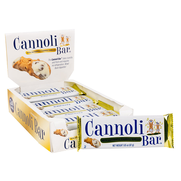 Cannoli Candy Bar - 24 Count