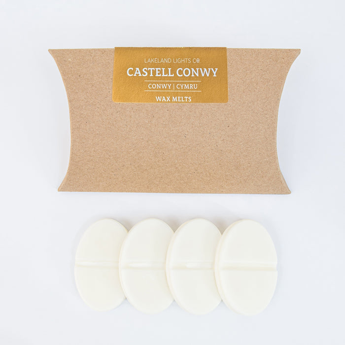 Lakeland Lights Company Castell Conwy Wax Melts - Honey, Amber & Sandalwood Soy Candle