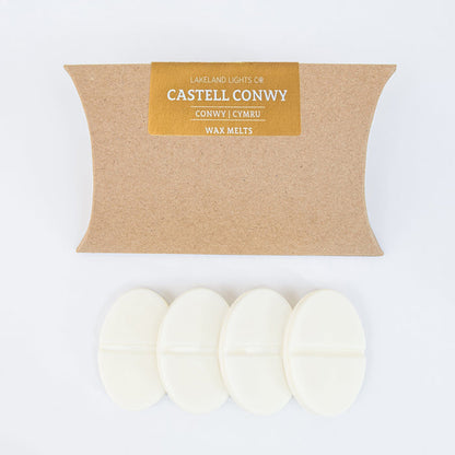 Lakeland Lights Company Castell Conwy Wax Melts - Honey, Amber & Sandalwood Soy Candle
