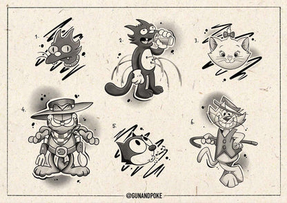 Cats and Dogs inspired designs by Amy (2025)