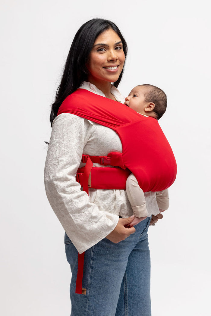 Cherry - Aerial Newborn Buckle Wrap
