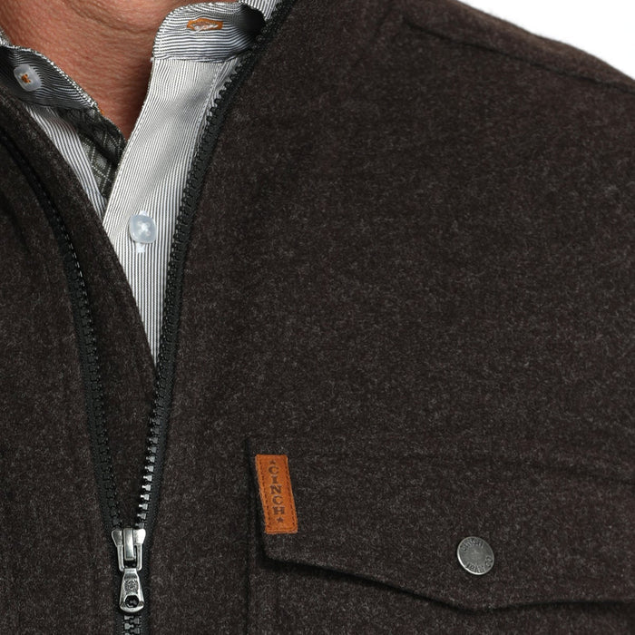 Cinch Men's Shirt Jacket in Brown