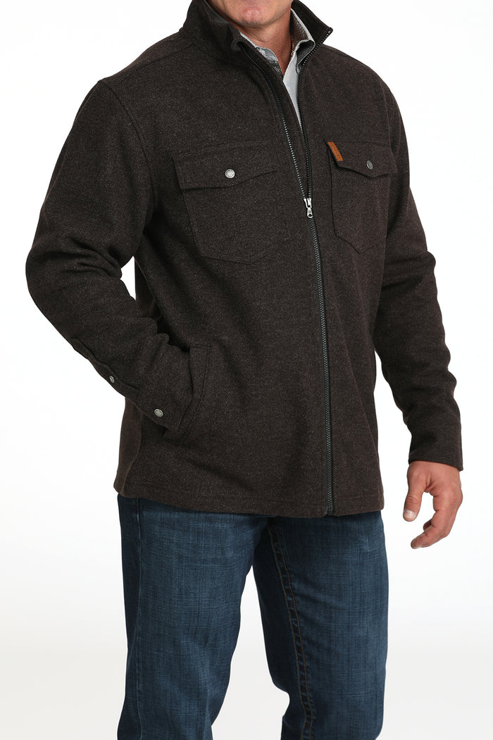 Cinch Men's Shirt Jacket in Brown