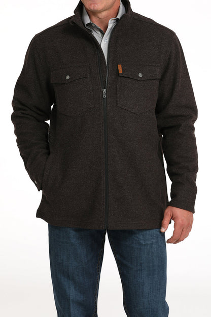 Cinch Men's Shirt Jacket in Brown