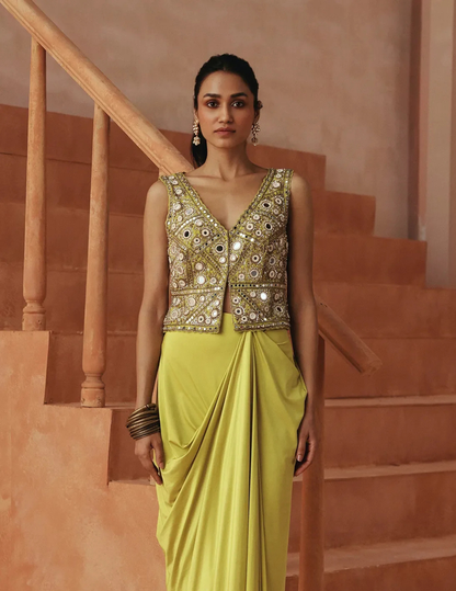 Citrine Atelier Draped Set
