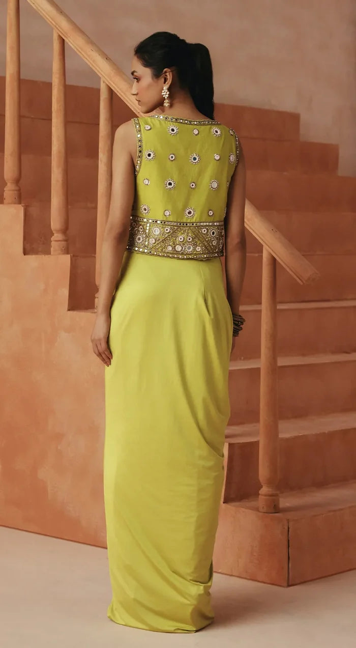 Citrine Atelier Draped Set