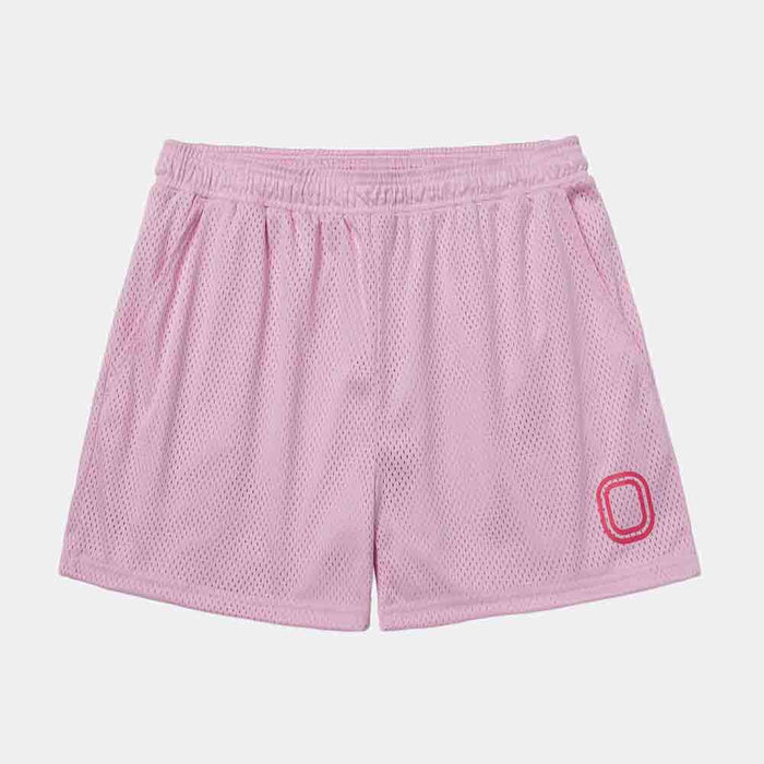 Front view of the Overtime Classic Mesh Shorts.