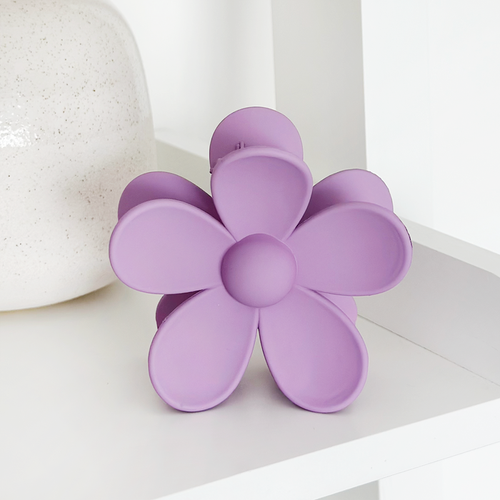 Coconut Lane Flower Claw Clip - Lilac