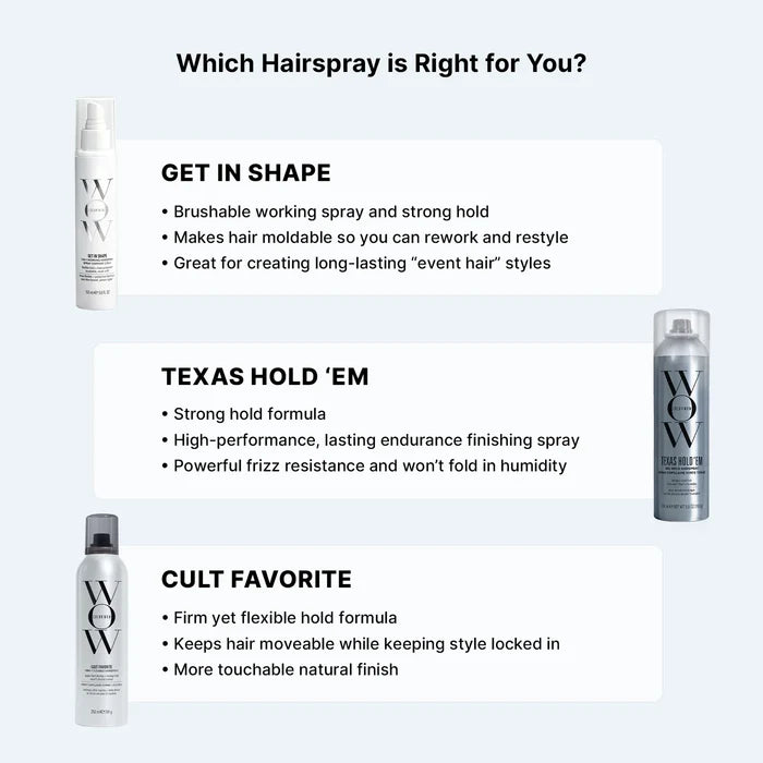 Color Wow Texas Hold ‘Em Big Hold Hairspray 234ml