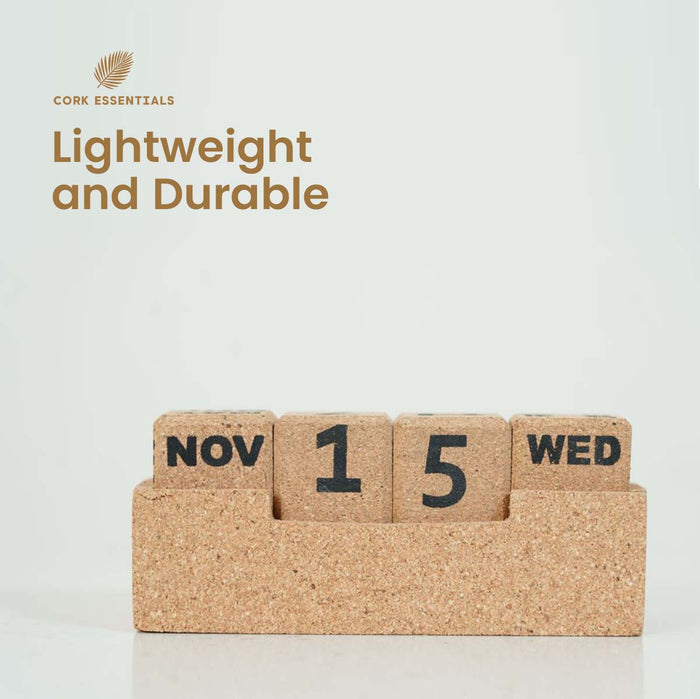 Cork Desk Calendar Small