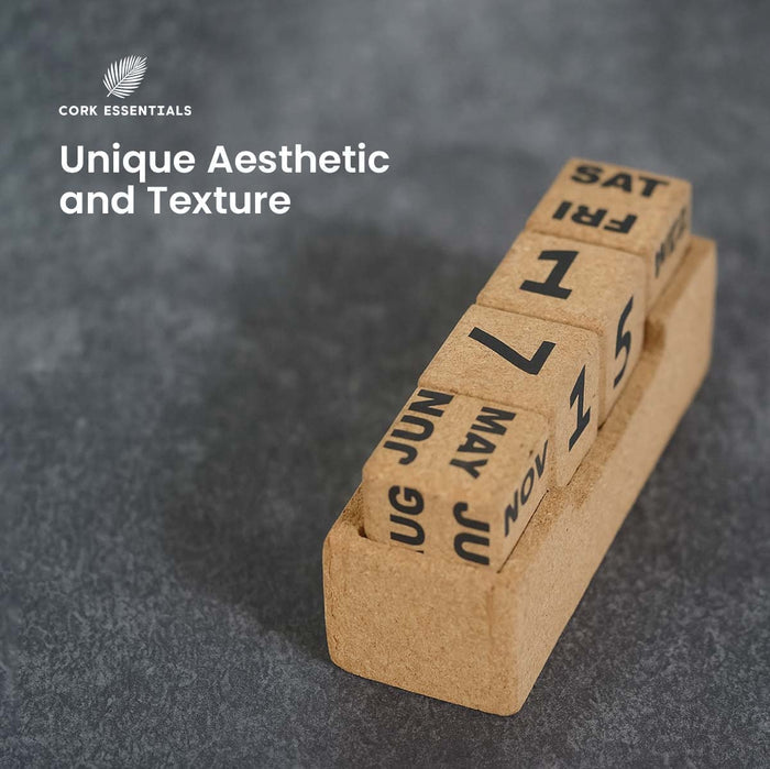 Cork Desk Calendar Small