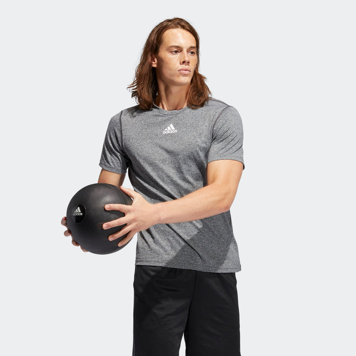 adidas CREATOR Short Sleeve Tee | Dark Grey Heather | Men's