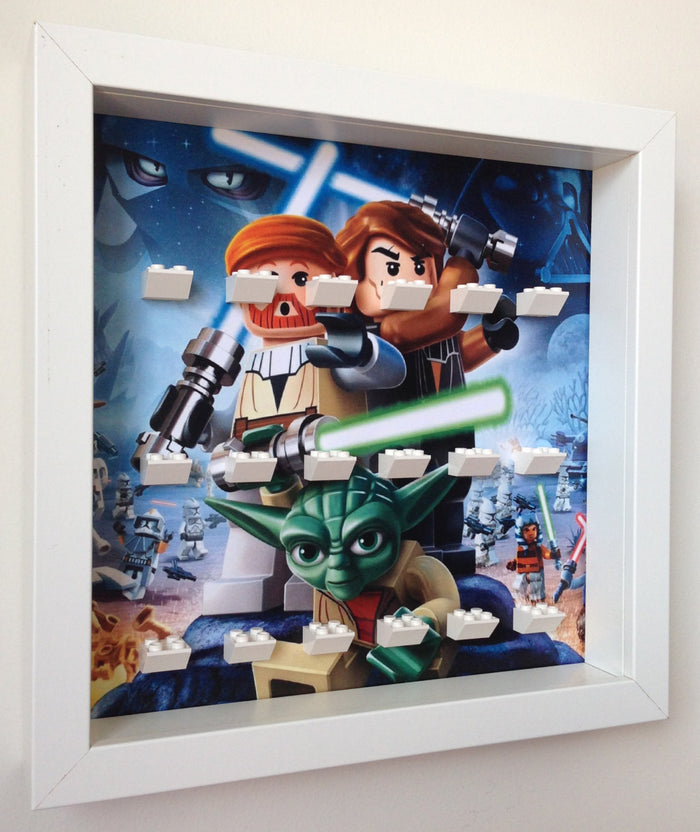 Lego Star Wars Minifigures custom layout frame - Lego Minifigures Display