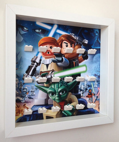 Lego Star Wars Minifigures custom layout frame - Lego Minifigures Display