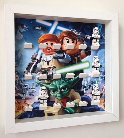 Lego Star Wars Minifigures custom layout frame - Lego Minifigures Display