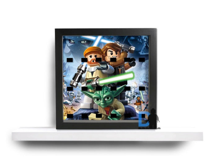 Lego Star Wars Minifigures custom layout frame - Lego Minifigures Display