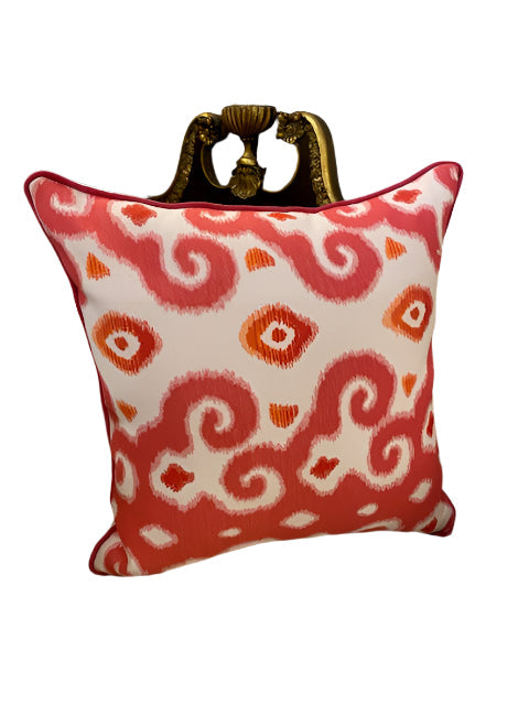 Custom Stroheim Bhutan Fuchsia Pillow.