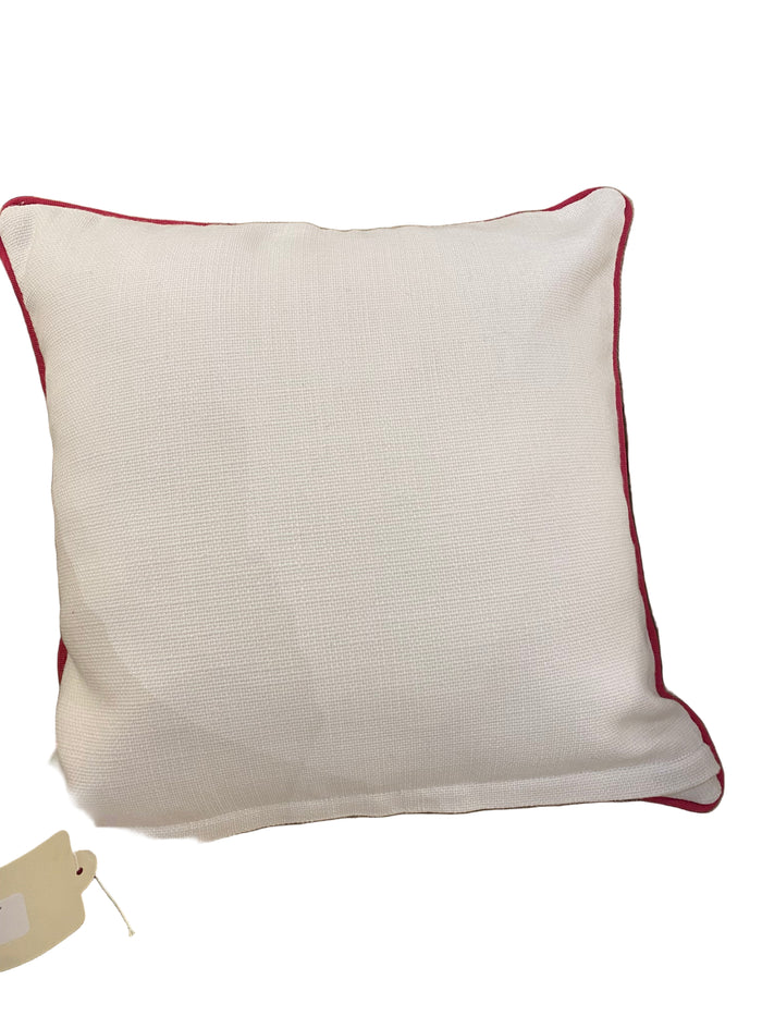 Custom Stroheim Jaipur Fuchsia Pillow.