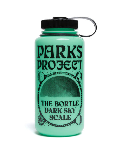 Shop Dark Sky Recycled Glow-In-The-Dark Water Bottle Inspired by Parks | green