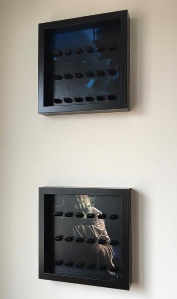 Lego Star Wars Minifigures Darth Vader background frame - Lego Minifigures Frame Display - 4