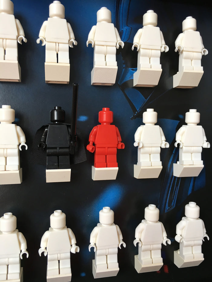 Lego Star Wars Minifigures Darth Vader background frame - Lego Minifigures Frame Display - 5