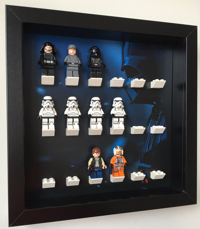 Lego Star Wars Minifigures Darth Vader background frame - Lego Minifigures Frame Display - 6