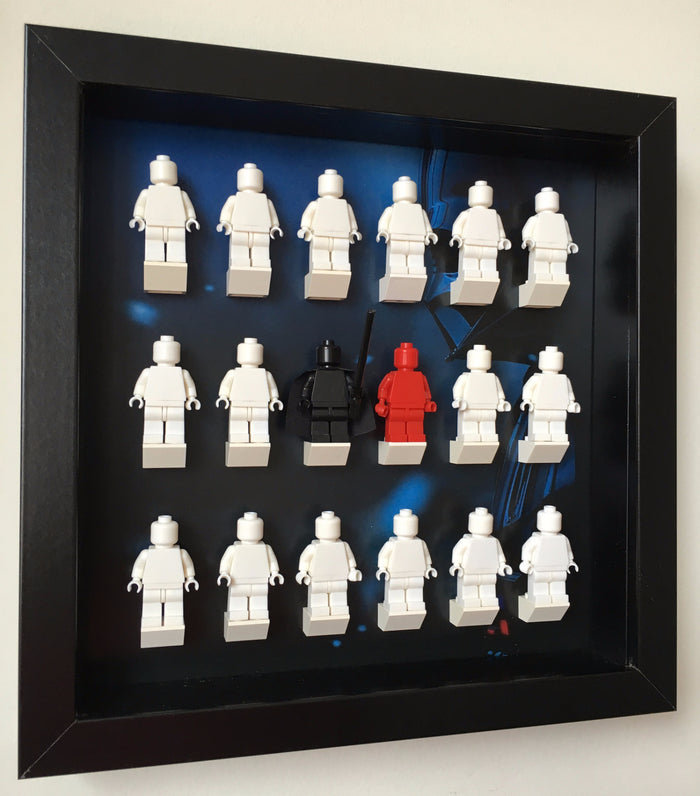 Lego Star Wars Minifigures Darth Vader background frame - Lego Minifigures Frame Display - 7