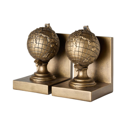 Darwin Globe Bookends