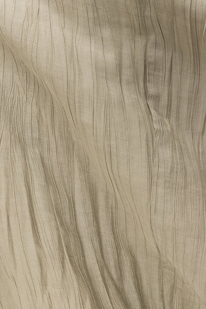 Khaki Taupe Green Ruched Maxi Daysia Dress