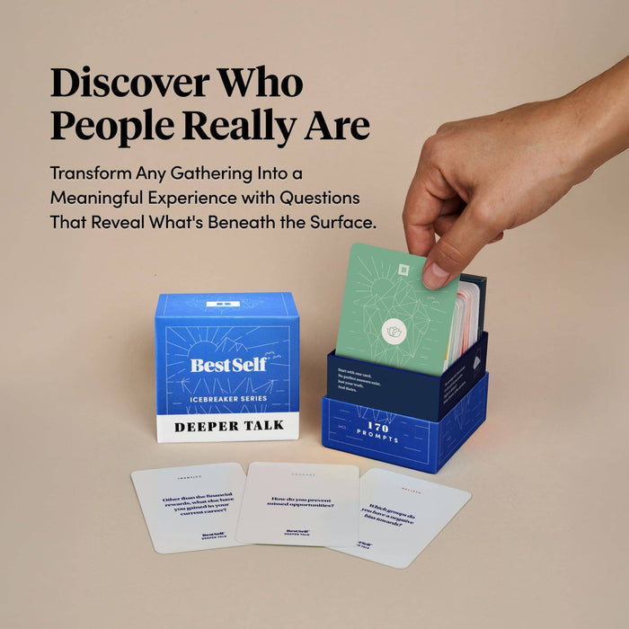 Deeper Talk Deck Card Deck Social Connection
