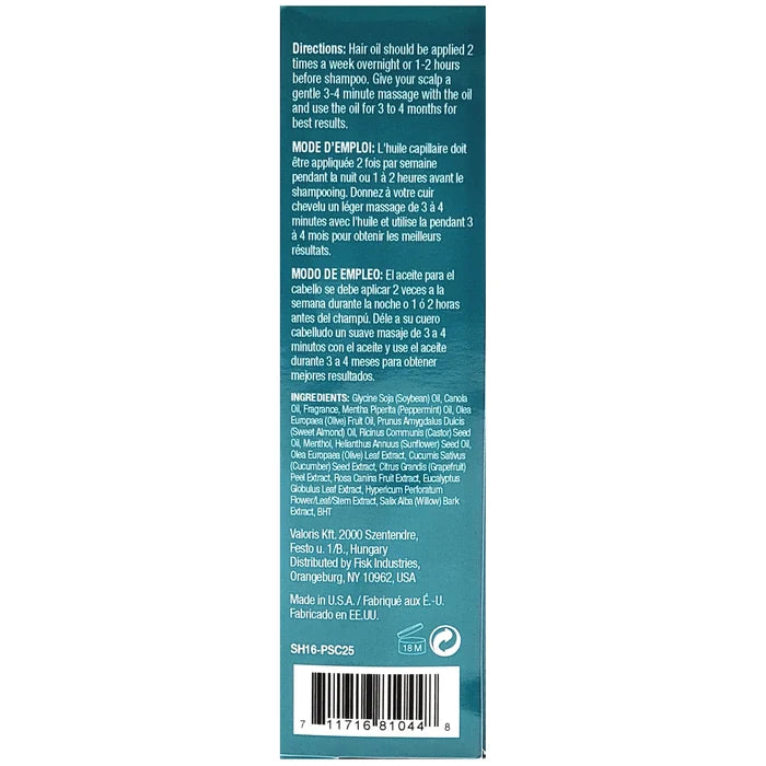 Difeel Peppermint Scalp Care Premium Hair Oil 2.5oz