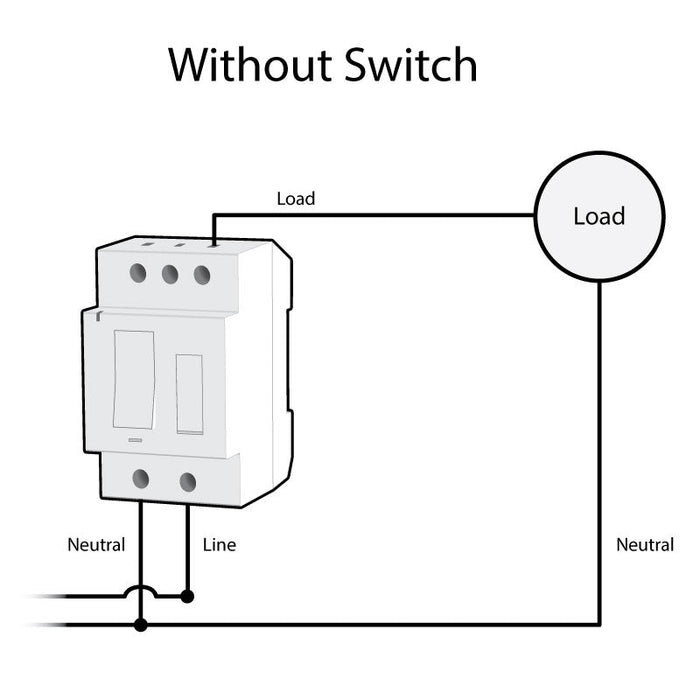 Dimmer DIN Rail Module Diagram 1