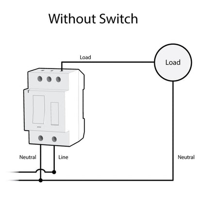 Dimmer DIN Rail Module Diagram 1