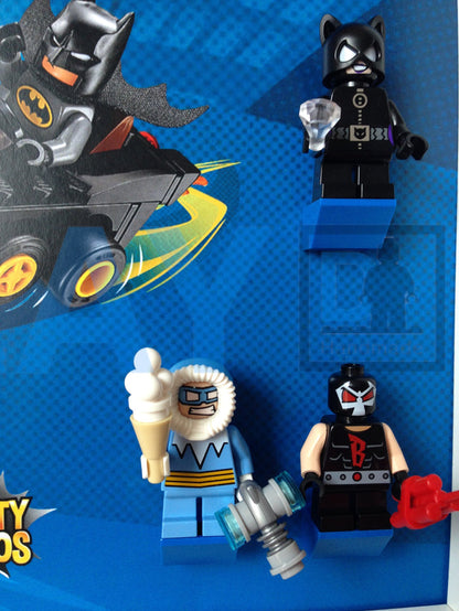 Lego Mighty Micros frame display (DC Super Heroes) - Lego Minifigures Display