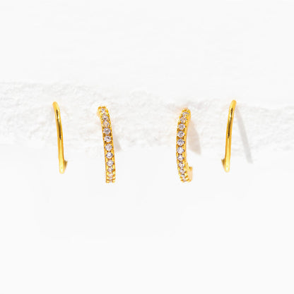 Double Take Twist Hoops