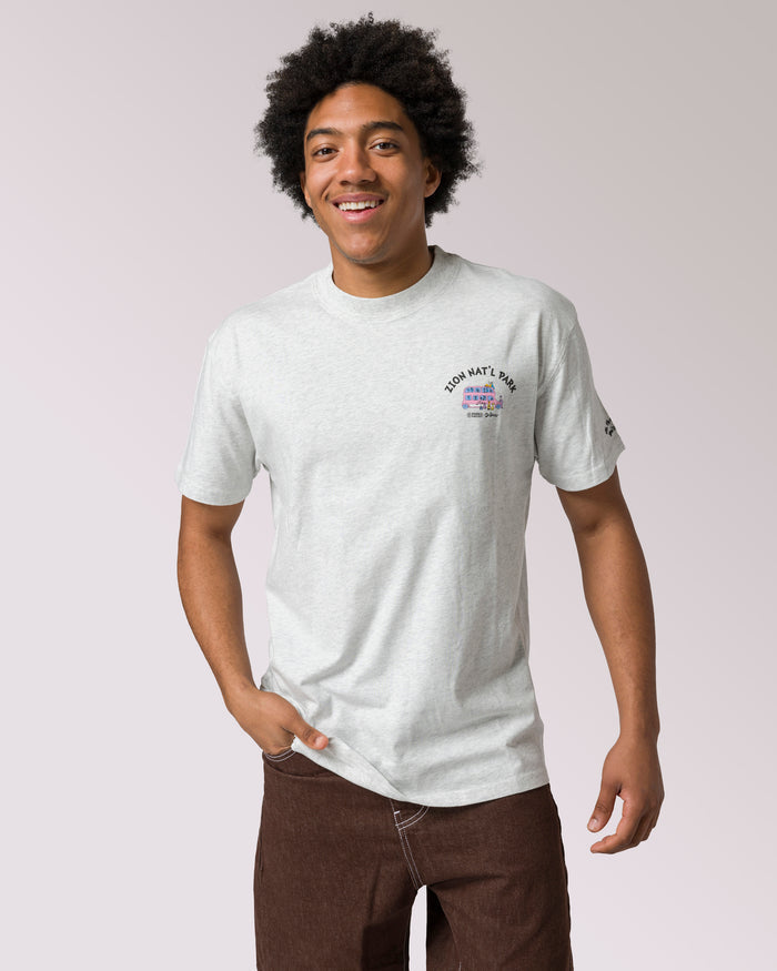 Shop Dr. Seuss x Parks Project Zion Tee Inspired by Zion National Park | heather-grey
