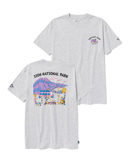 Shop Dr. Seuss x Parks Project Zion Tee Inspired by Zion National Park | heather-grey