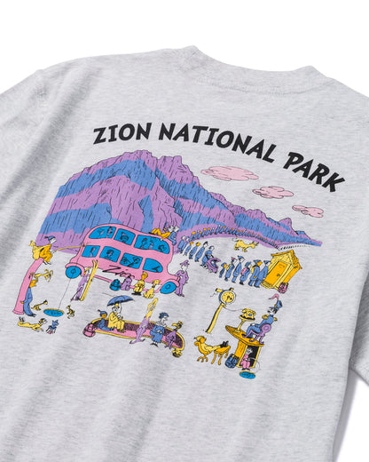 Shop Dr. Seuss x Parks Project Zion Tee Inspired by Zion National Park | heather-grey