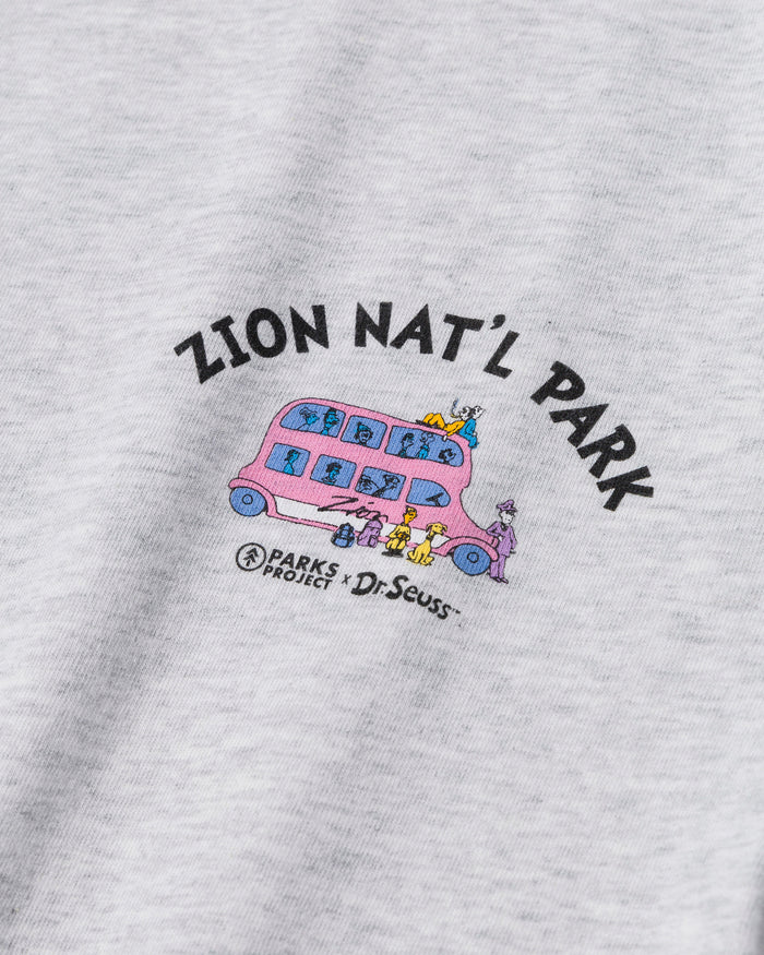 Shop Dr. Seuss x Parks Project Zion Tee Inspired by Zion National Park | heather-grey