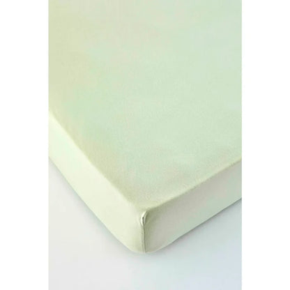 Draps-housses Karaca Home Jersey, vert olive, 100 x 200 cm, certifié Oeko-Tex