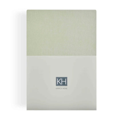Draps-housses Karaca Home Jersey, vert olive, 100 x 200 cm, certifié Oeko-Tex