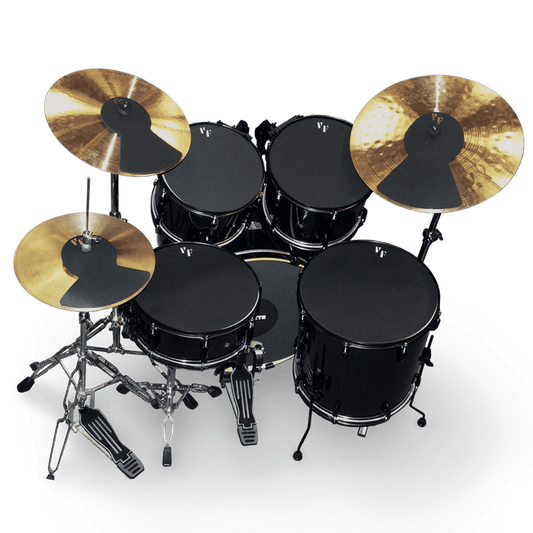 Drum & Cymbal Mute Prepack - 10", 12", 14" (2), 20", HiHat and Cymbals (2)