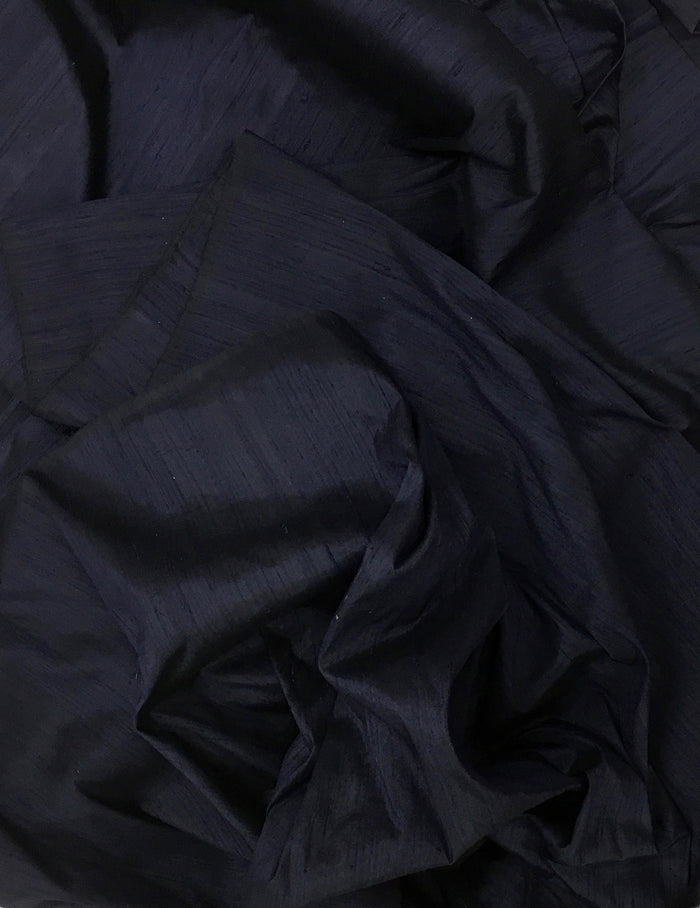 DUPIONI SILK DARK NAVY